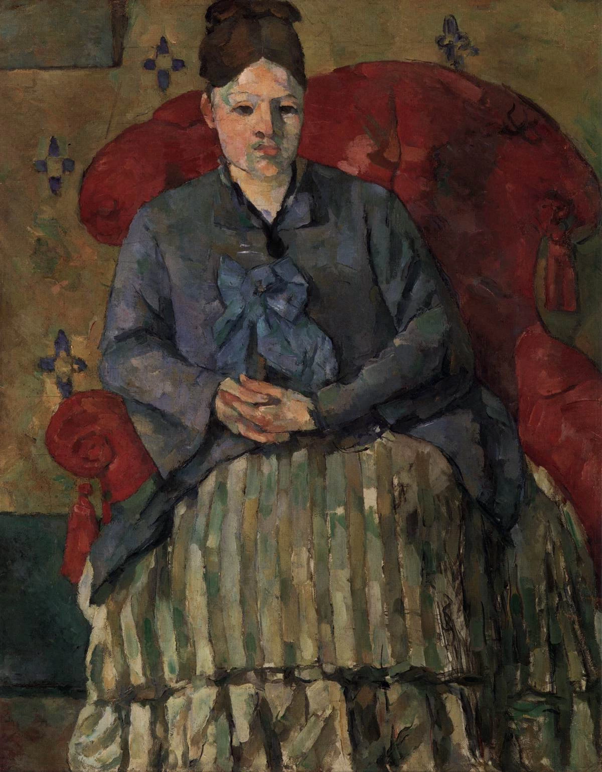 Madame cezanne su una poltrona rossa, 1877 - Museum of Fine Arts, Boston